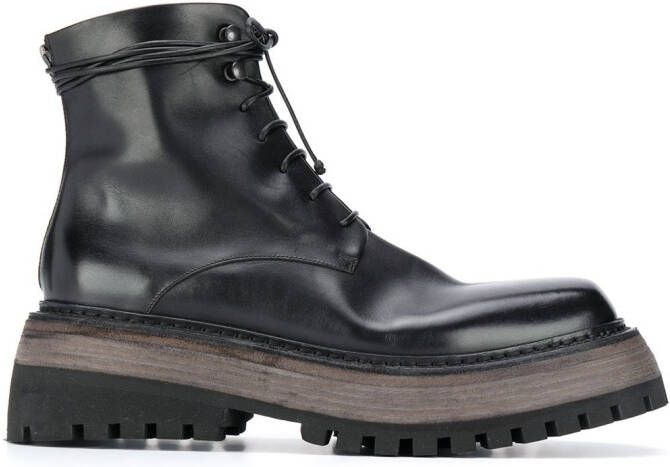 Marsèll lace-up annkle boots Black