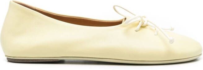 Marsèll lace-up ballerina shoes Yellow