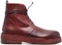 Marsèll lace-up leather ankle boots Red - Thumbnail 1