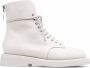 Marsèll lace-up leather ankle boots White - Thumbnail 1