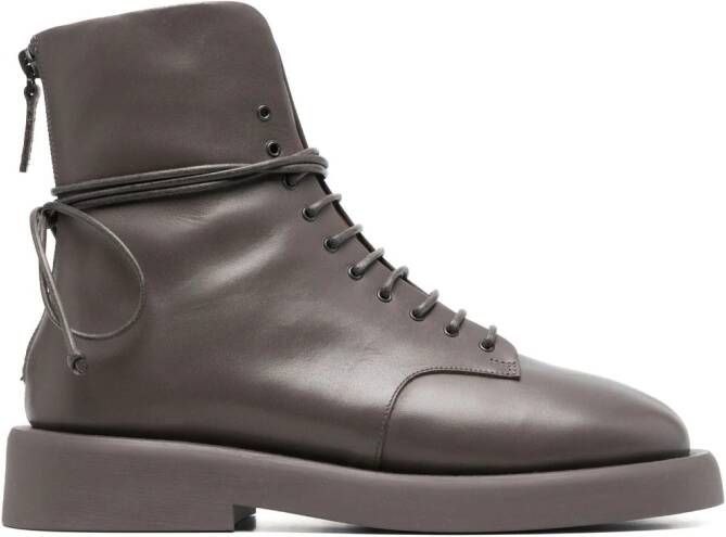 Marsèll lace-up leather boots Grey