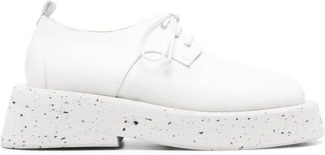 Marsèll lace-up leather brogues White