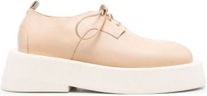 Marsèll lace-up leather Derby shoes Neutrals