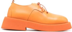 Marsèll lace-up leather derby shoes Orange