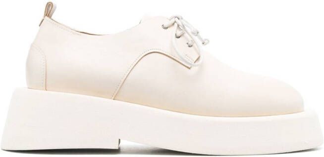 Marsèll lace-up leather Oxford shoes Neutrals