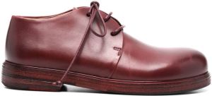 Marsèll lace-up leather Oxford shoes Red