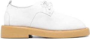 Marsèll lace-up leather oxford shoes White