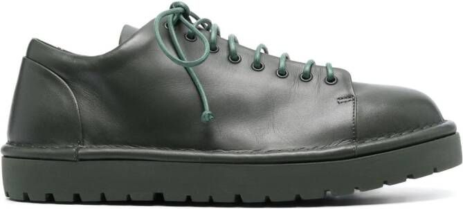 Marsèll lace-up leather sneakers Green
