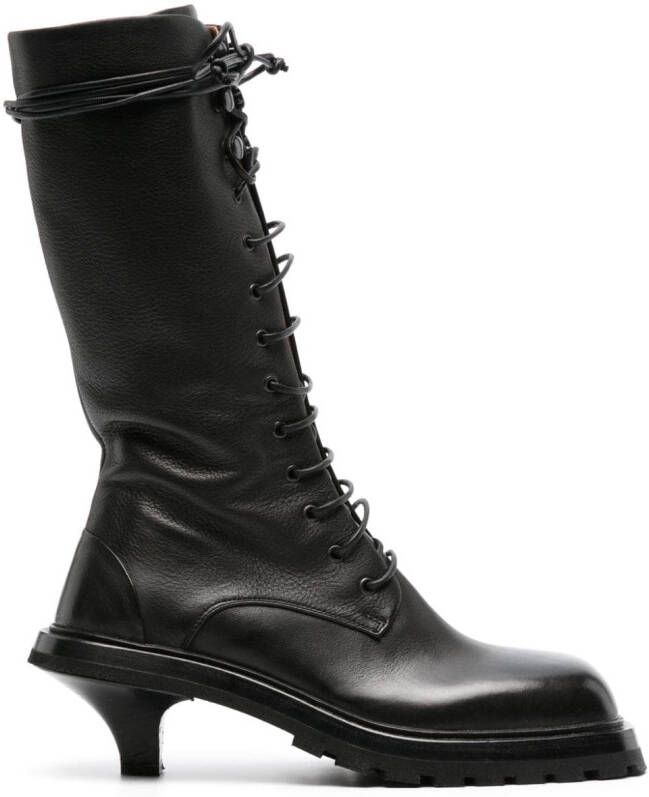 Marsèll lace-up mid-calf boots Black