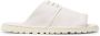 Marsèll lace-up panelled leather flip flops White - Thumbnail 1
