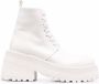 Marsèll lace-up platform-sole leather boots White - Thumbnail 1