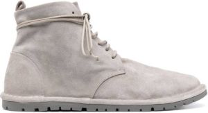 Marsèll lace-up suede ankle boots Grey
