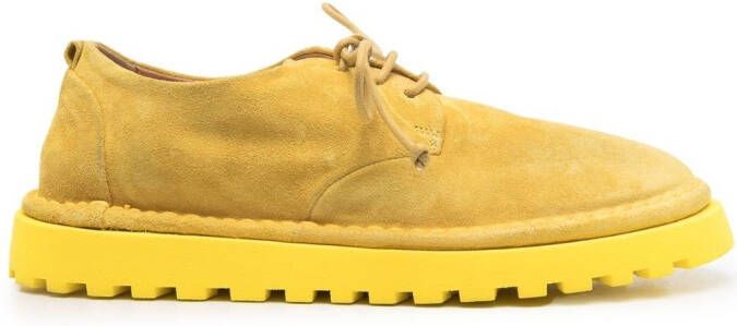 Marsèll lace-up suede brogues Yellow