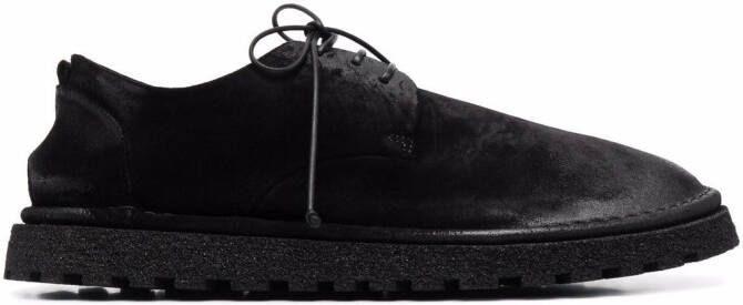 Marsèll lace-up suede derby shoes Black