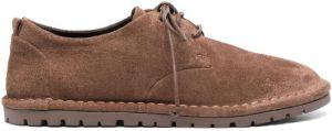 Marsèll lace-up suede Oxford shoes Brown