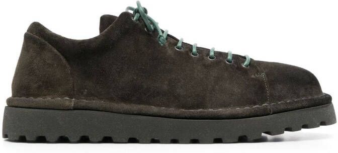 Marsèll lace-up suede oxford shoes Green