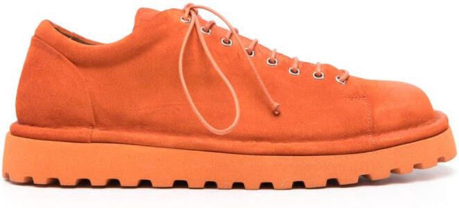 Marsèll lace-up suede sneakers Orange