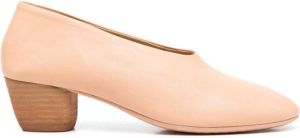 Marsèll leather almond-toe pumps Neutrals