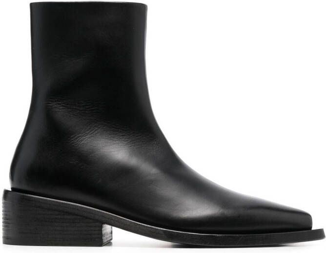 Marsèll leather ankle boots Black