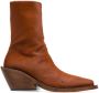 Marsèll leather ankle boots Orange - Thumbnail 1