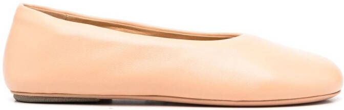 Marsèll leather ballerina shoes Neutrals