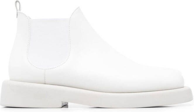 Marsèll leather chelsea boots White