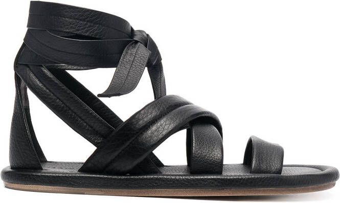 Marsèll leather gladiator sandals Black