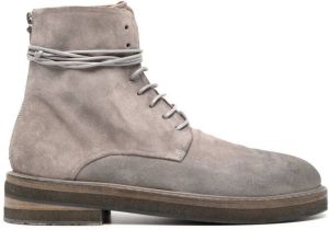 Marsèll leather lace-up boots Grey