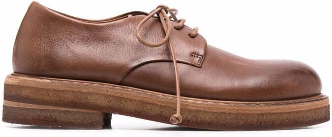 Marsèll leather lace-up brogues Brown