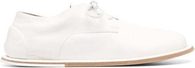 Marsèll leather lace-up brogues White