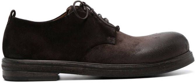 Marsèll leather lace-up Derby shoes Brown
