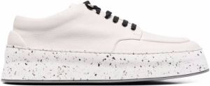 Marsèll leather lace-up derby shoes White