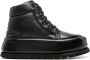 Marsèll leather platform ankle boots Black - Thumbnail 1