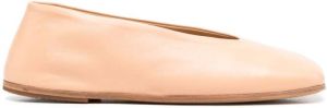 Marsèll leather slip-on ballerina shoes Neutrals