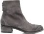 Marsèll Listo 50mm heeled leather boots Grey - Thumbnail 1