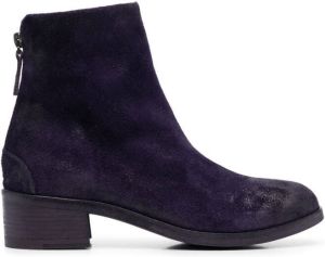 Marsèll Listo slip-on suede boots Blue