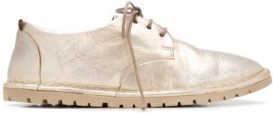 Marsèll metallic-effect lace-up shoes Gold
