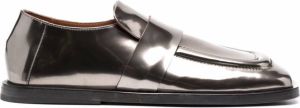Marsèll metallic-effect leather loafers Silver