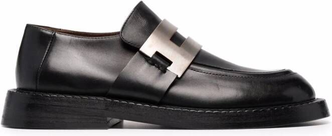Marsèll metallic-plaque loafers Black