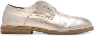 Marsèll metallic side lace-up detail loafers Gold