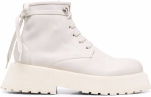 Marsèll Micarro lac-up boots White