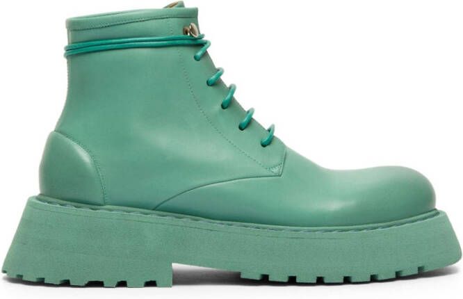 Marsèll Micarro leather ankle boots Green