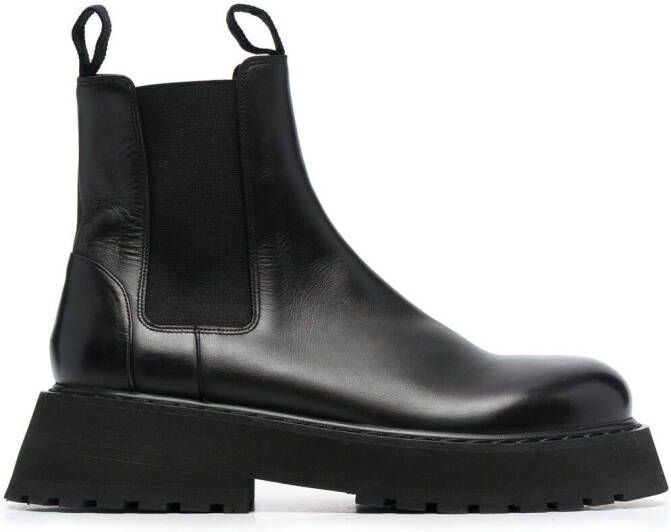 Marsèll Micarro lug-sole Chelsea boots Black