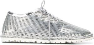 Marsèll micro-perforated oxford shoes Silver