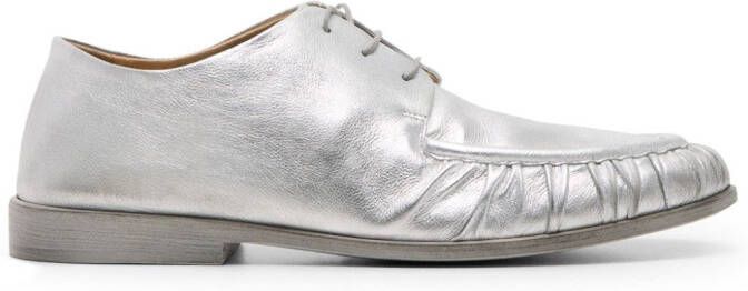 Marsèll Mocassino leather Derby shoes Silver