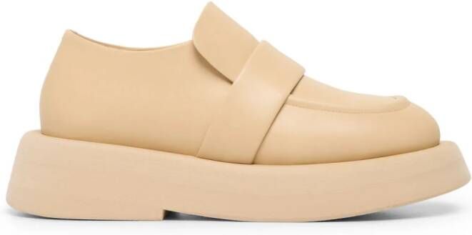 Marsèll Musona chunky leather loafers Neutrals