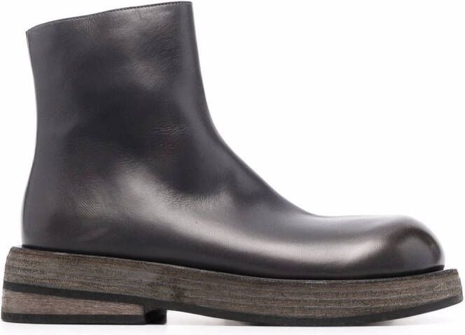 Marsèll Musona leather ankle boots Grey