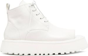 Marsèll open toe lace-up boots White
