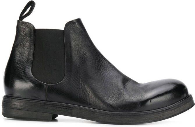 Marsèll pebbled chelsea boots Black