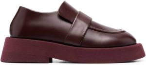 Marsèll platform-sole loafers Red